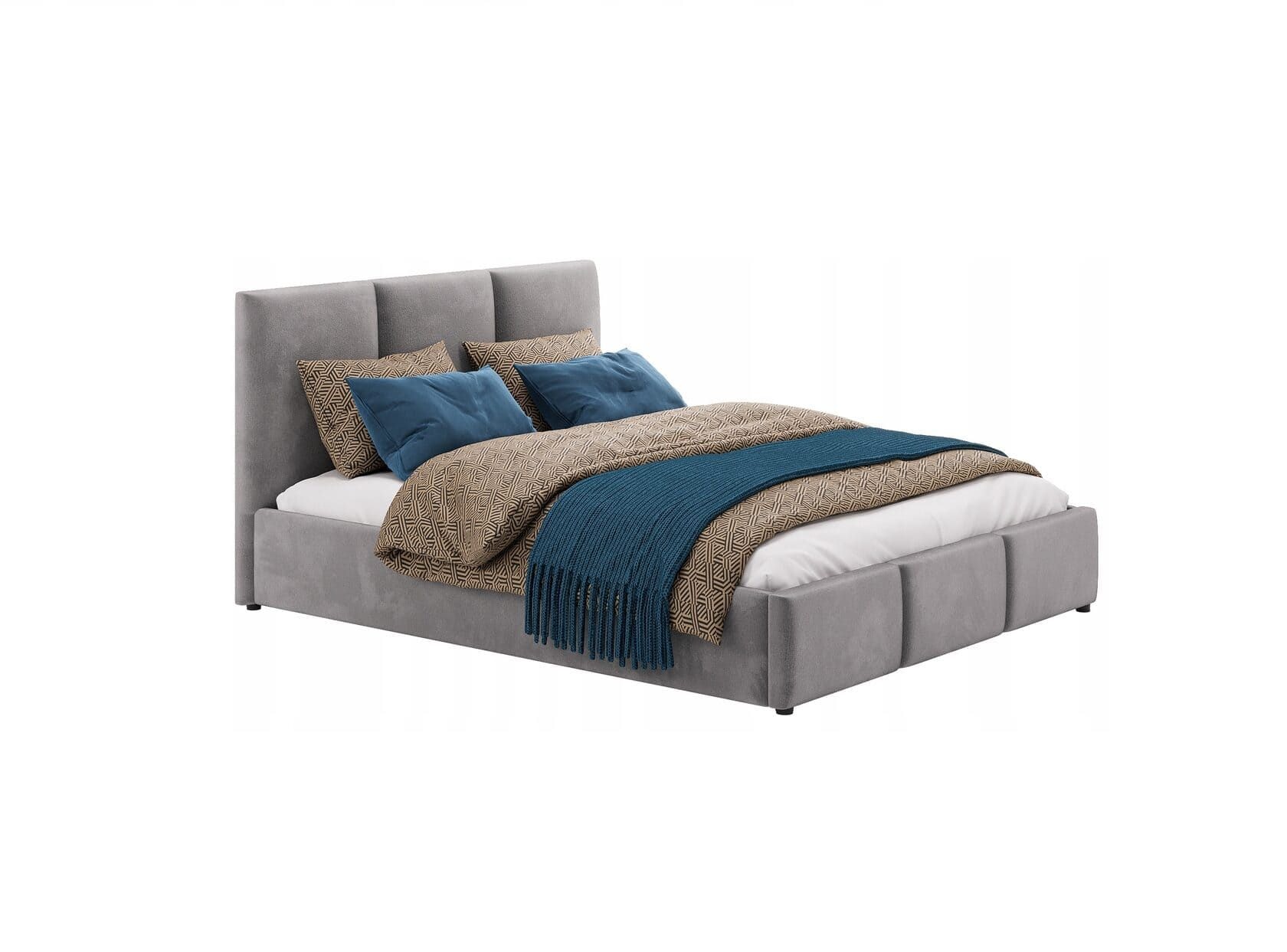 Кровать «Модель 1» с мягким изголовьем - фото 5